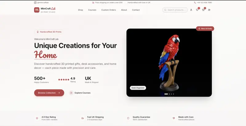 MiM Craft Lab Identity