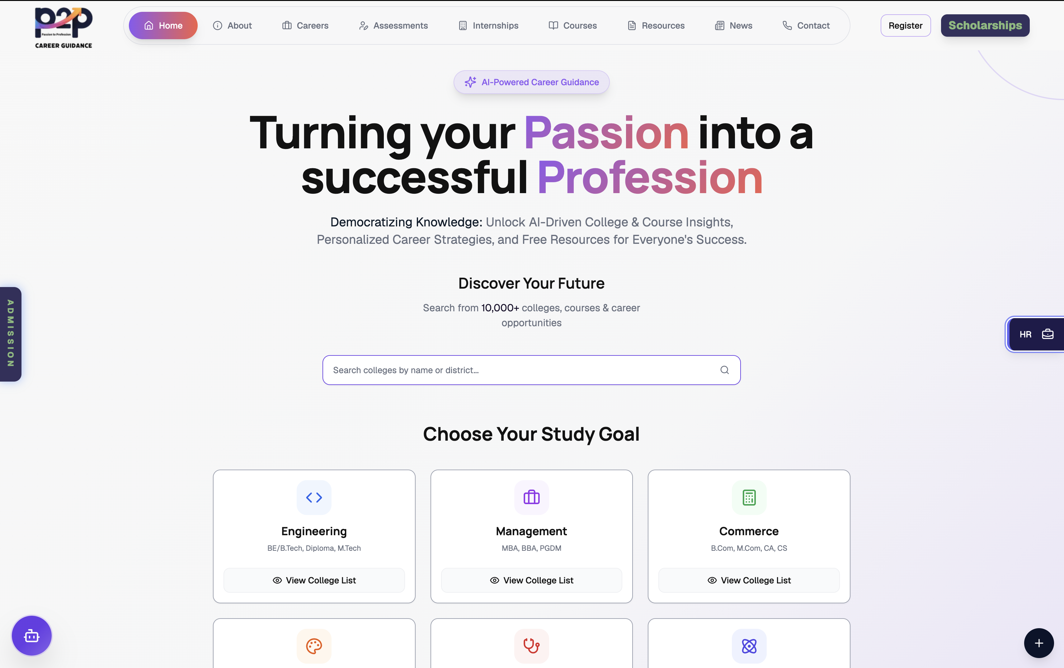 P2P Career Guidance