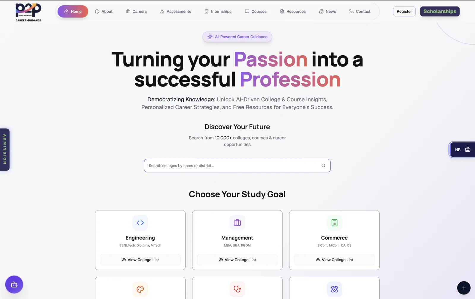 P2P Career Guidance