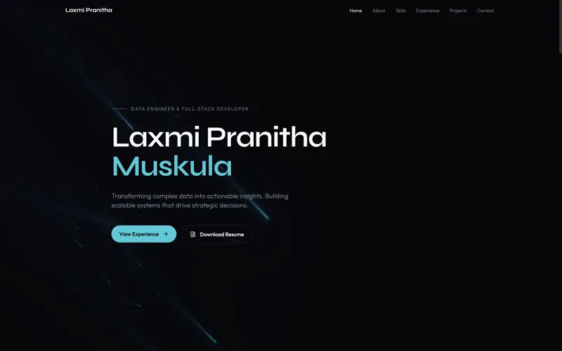 Pranitha Portfolio